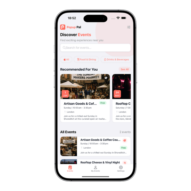 Popup Pal app